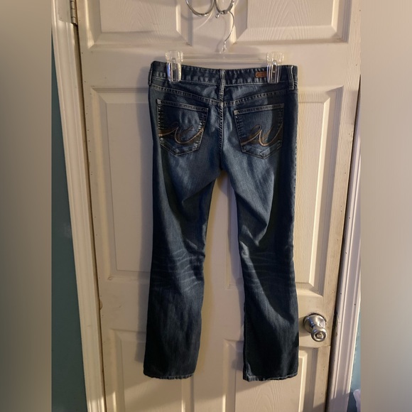 Express Barely Boot Low Rise Jeans Size 2 - Picture 11 of 13